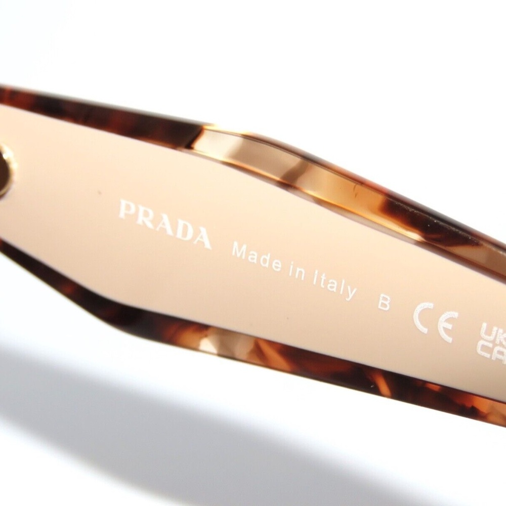 Prada 14WS 14 01R0A6 Tortoise Caramel Powder Brown Gradient Sunglasses PR14WS - Picture 5 of 6
